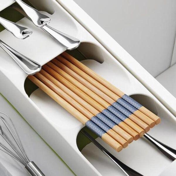 Kitchen Drawer Cutlery Compartment Storage Box - Image 4