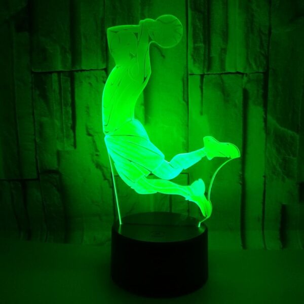 Shooting 3D night light smart home decoration light LED - Image 2