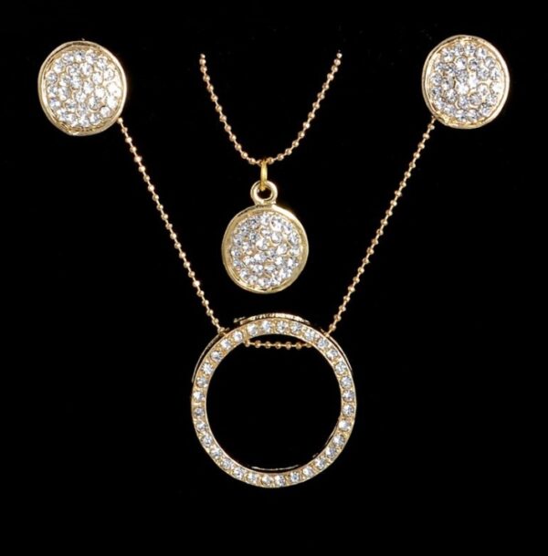 Jewelry set gold women - Image 3