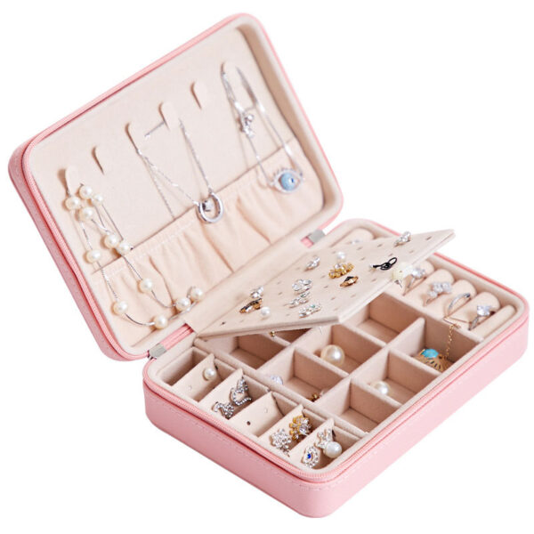 Multifunctional Jewelry Storage Box For Earrings, Earrings, Rings - Image 7