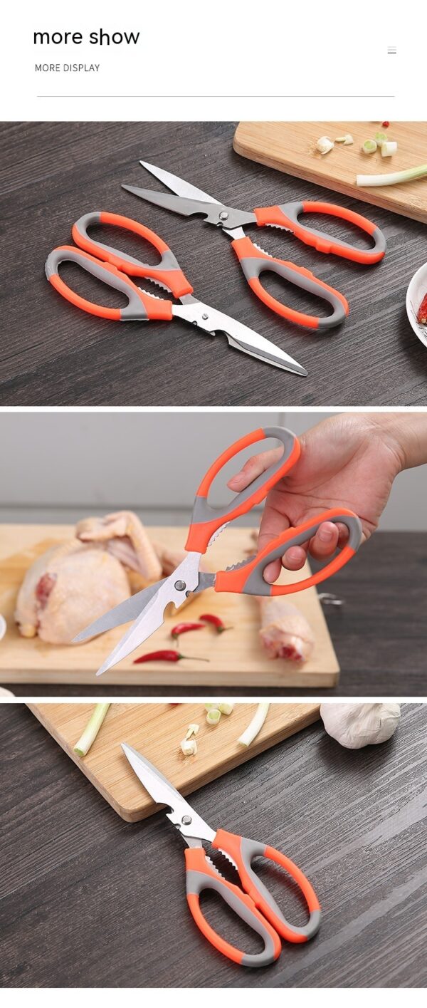 Kitchen Multi-function Bottle Opener Kitchen Auxiliary Scissors - Image 6