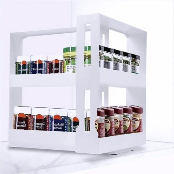 Kitchen rotating rack spice rack - Image 6