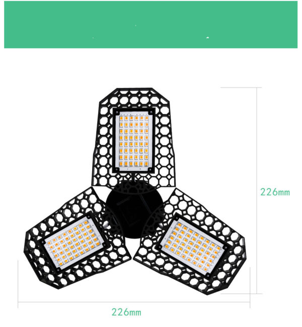 Home Living Room Balcony Lighting Deformation High Bay Lamp - Image 3