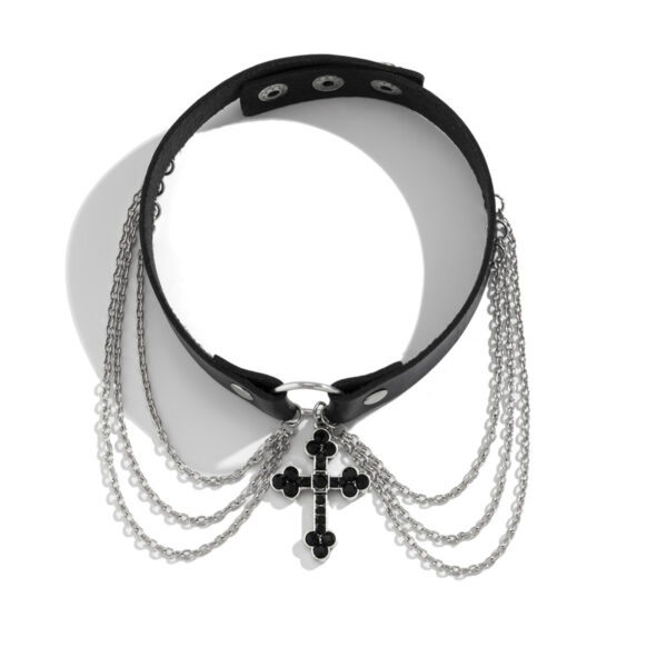 Jewelry PU Alloy Necklace Cross - Image 6