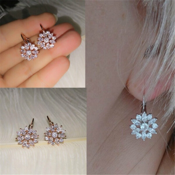 Fashion Ear Jewelry Rhinestone SUNFLOWER - Image 6