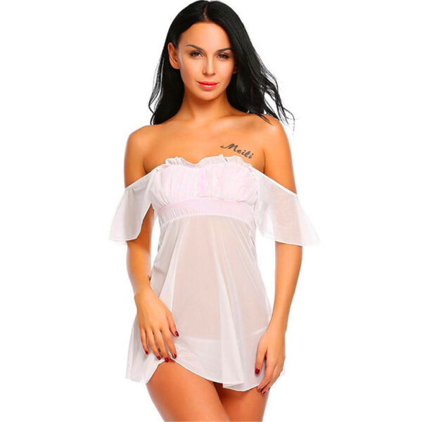 Women's Gauze Transparent Nightdress - Image 6