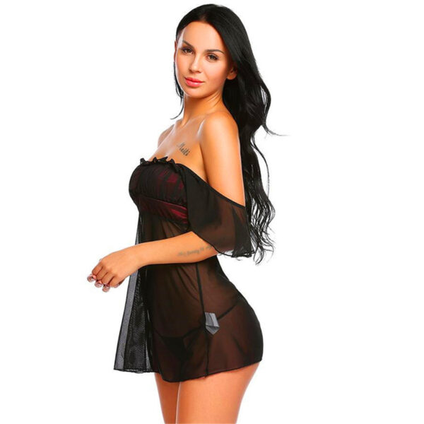 Women's Gauze Transparent Nightdress - Image 4