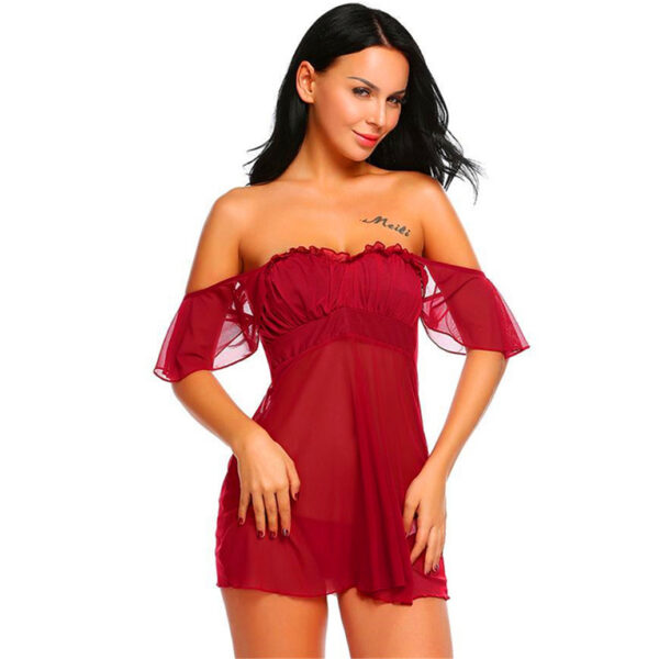 Women's Gauze Transparent Nightdress - Image 2