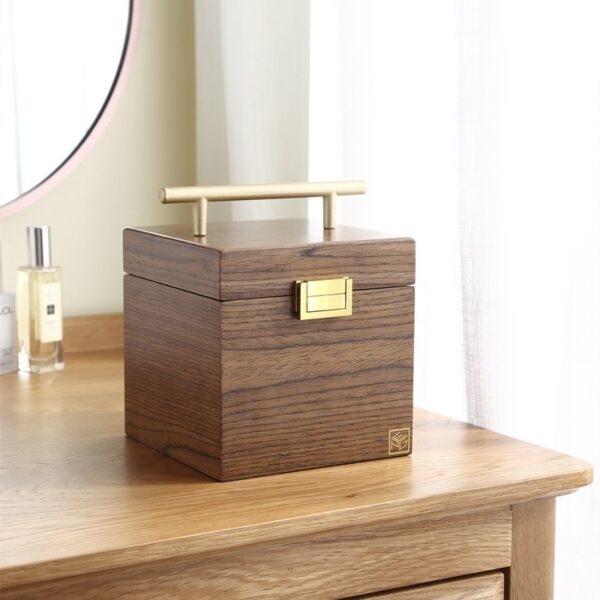 Classical jewelry box wooden storage cosmetic box jewelry - Image 5