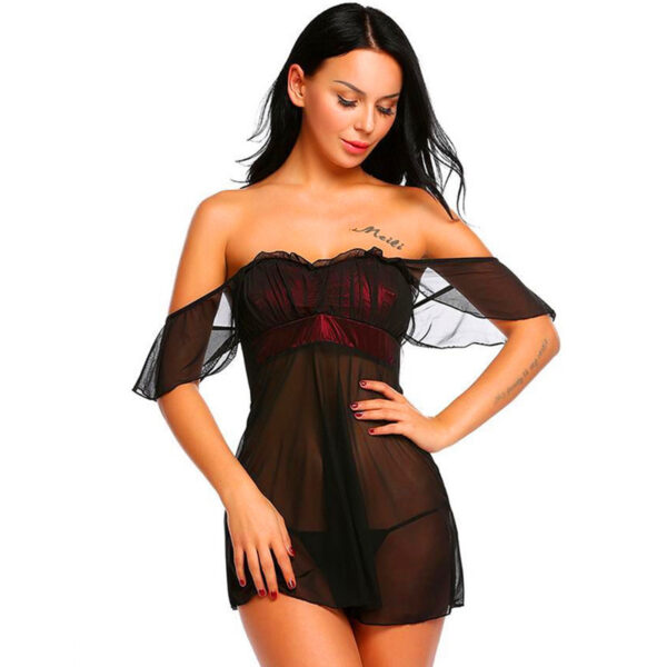 Women's Gauze Transparent Nightdress - Image 3