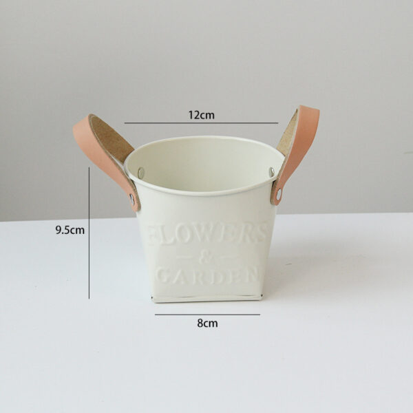 Home Garden Letter Metal Pots - Image 9