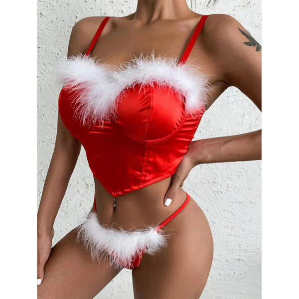 Temptation Christmas Elk Plush Combination Sexy Suit - Image 2