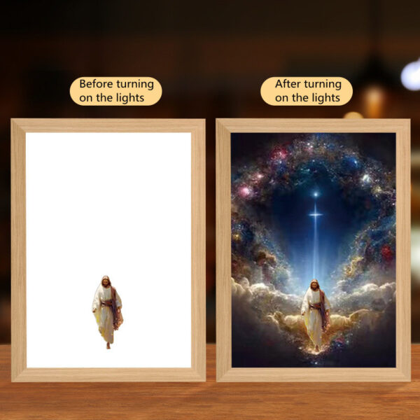 Jesus LED Light Painting Home Decoration - Image 9